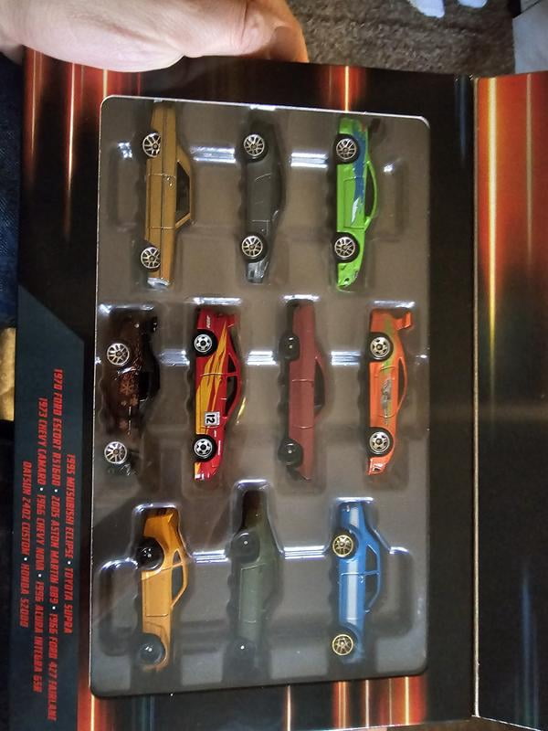 Set 10 Macchinine Hot Wheels Fast &amp; Furious - Nuove In Confezione Originale