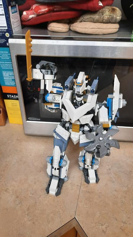 LEGO Ninjago Zane's Titan Mech Battle 71738 with Action Features