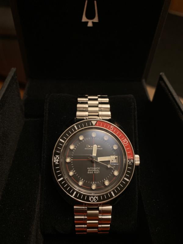 Bulova Men’s Automatic Devil Diver Oceanographer Watch, 08/06/2022