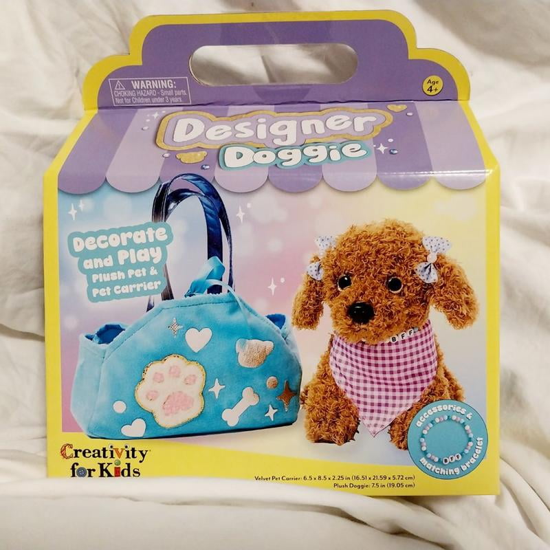 Creativity for Kids Designer Doggie Kit | Plush Pet, Purse