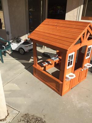 backyard discovery columbus all cedar wood playhouse
