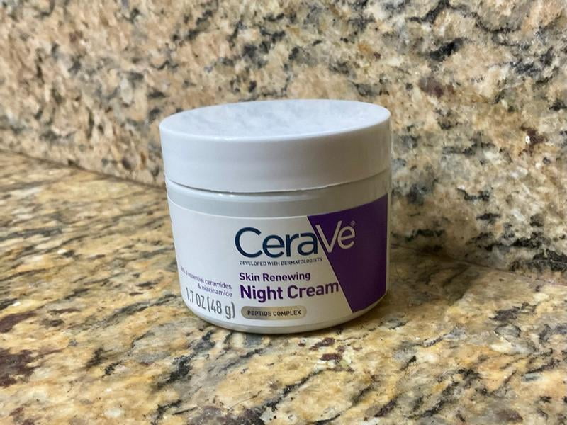 CeraVe Skin Renewing Night Cream 1.7 oz Facial Moisturizer with