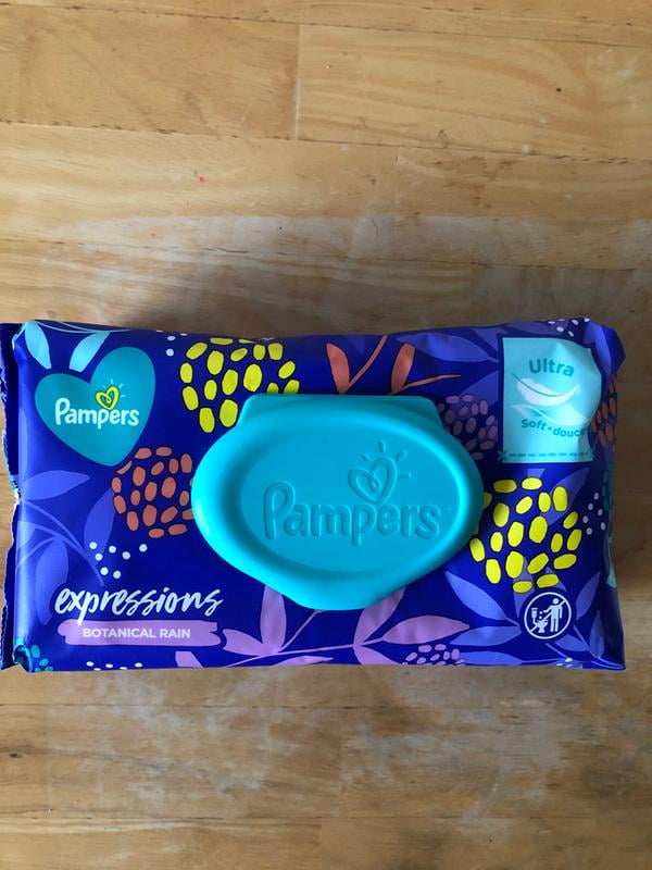 pampers expressions botanical rain baby wipes