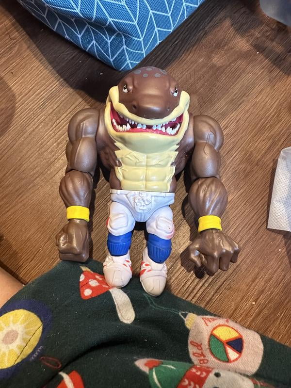 【新品未開封】 Street Sharks BIG SLAMMU Street Sharks Big Slammu Action Figure Toy, Half-Shark 90s TV Hero