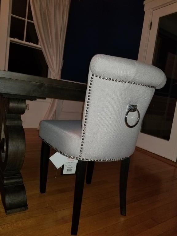 Safavieh Sinclair Ring Dining Chairs Taupe Set Of 2 Walmart Com