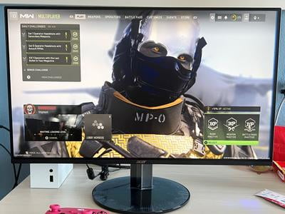Acer 23.8” Frameless Gaming Screen, Full HD Ultra-Thin IPS Monitor