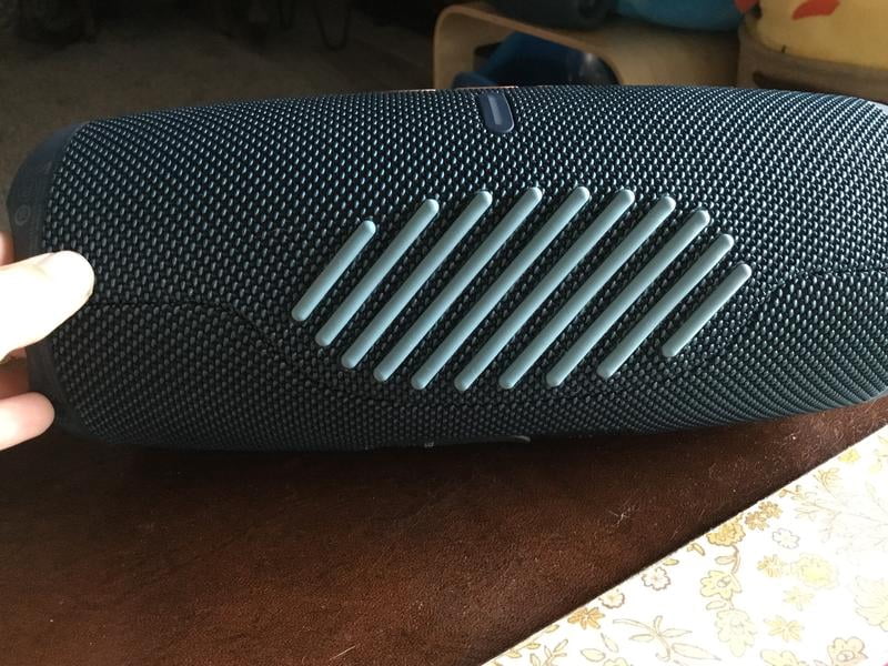 JBL, Charge 5 Portable Bluetooth Speaker, Waterproof IP67, White