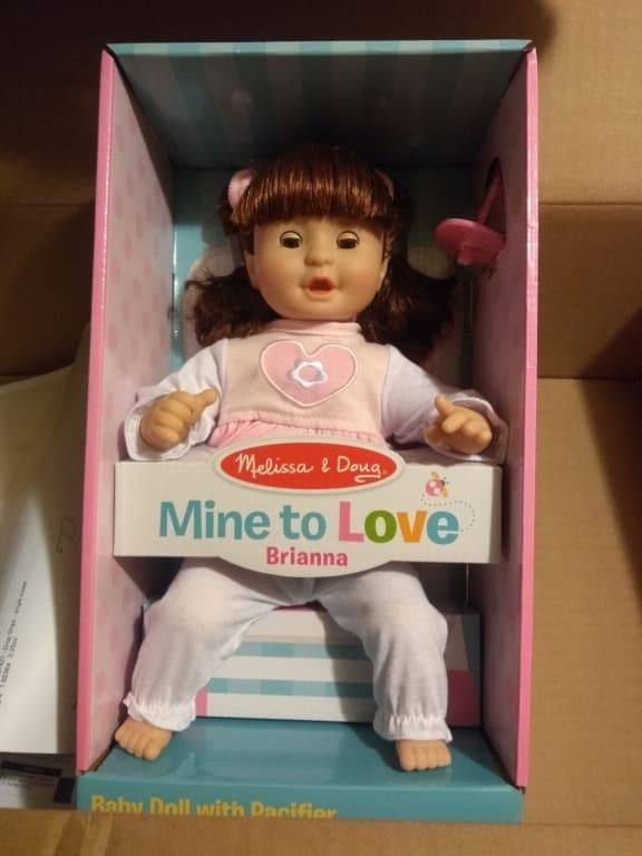 Melissa & Doug 12 mine to love doll- Brianna – Dungeness Kids