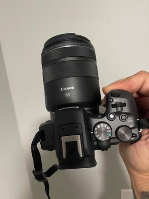 Canon RF 85mm F2 Macro STM Medium-Telephoto Lens, Black (4234C002