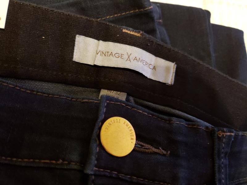 Vintage America Blues Women's F'ab Body Sculpt Skinny Jeans - Tummy Control, No-Gap Waist, Medium Blue Wash