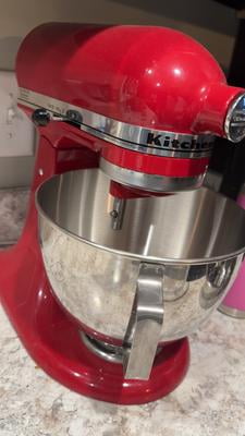KitchenAid Deluxe 4.5 Quart Tilt-Head Stand Mixer, Empire Red