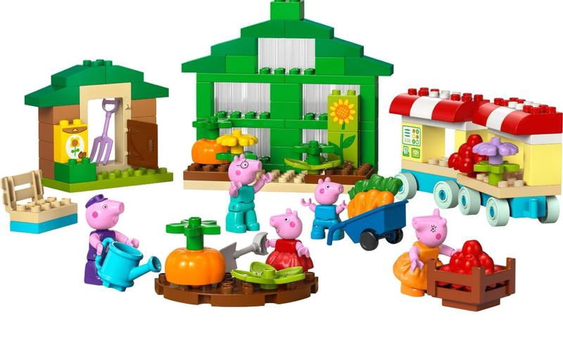 LEGO DUPLO Peppa Pig Grandpa Pig‚Äôs Garden & Greenhouse, 10461