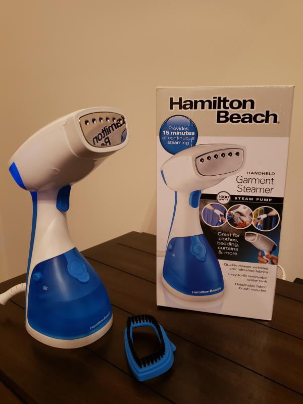 Hamilton Beach Handheld Garment Steamer for Clothes, Bedding, Curtains,  Traveling, 11556 