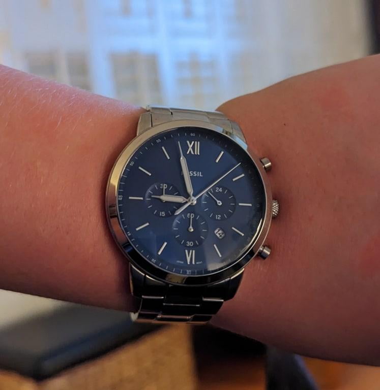 Fossil Men s Neutra Chronograph Stainless Steel Watch FS5380