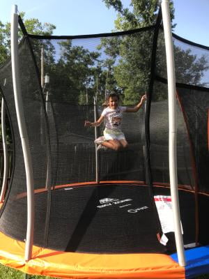 Vuly sky top zone trampoline