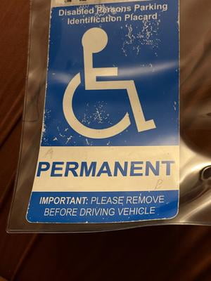 Large Parking Permit Holder – Clear Window, 220mm X 188mm (Unbranded)