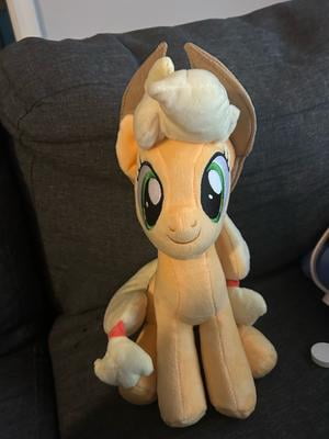 My Little Pony Toy: 12-Inch Applejack Plush, High Quality Minky