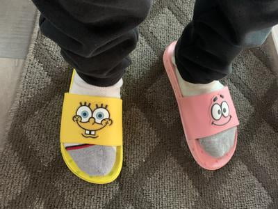 spongebob yeezy slide