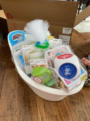 munchkin very important baby gift basket