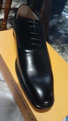 Customer reviews for Gino Vitale Men's Lace Up Medallion Toe Dress Shoes |  Walmart.com