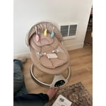 HARPPA Electric Baby Swing, Bluetooth Speaker, Remote Control, Pink
