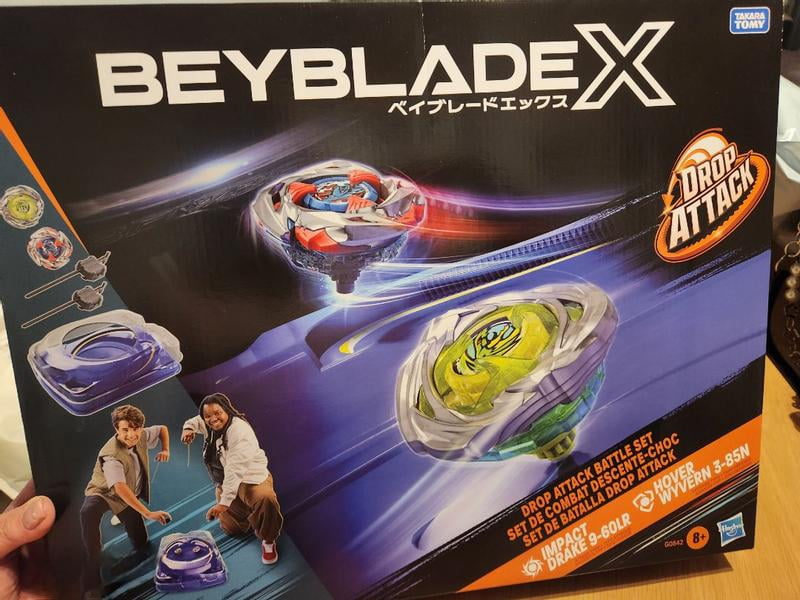 Beyblade, Battle Set, Drop Attack Beystadium, with Top & Launchers