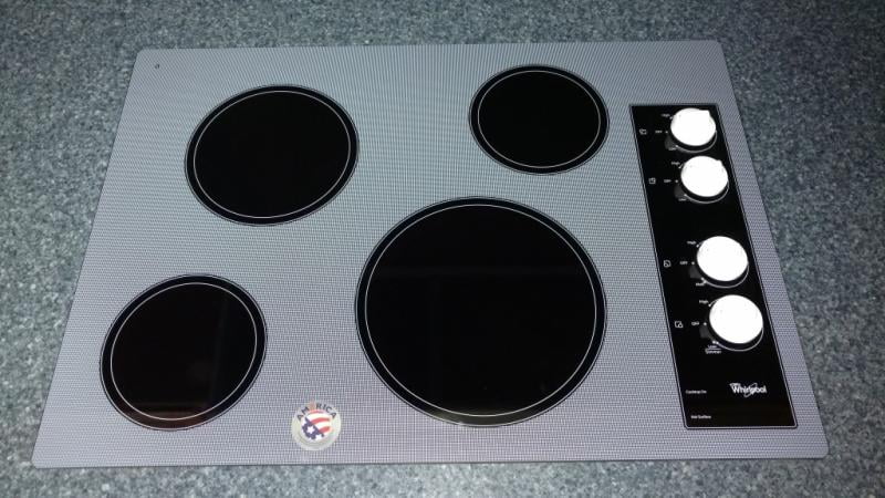 Whirlpool W5ce3024xb 30 Black Electric Smoothtop Cooktop