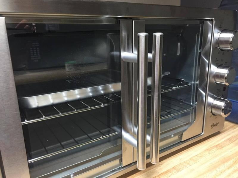 Oster Digital Metallic Charcoal French Door Oven With Convection Oster Digital Metallic Charcoal French Door Oven With Convection Com