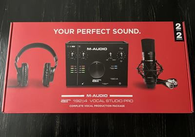 配信機器・PA機器・レコーディング機器 M-AUDIO AIR 192/14 VOCAL STUDIO PRO M-Audio AIR 192|4 Vocal Studio Pro Kit with USB Interface