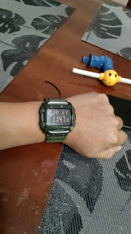 TIMEX コマンドショック Timex Command Shock 54mm Resin Strap Watch - Walmart.com