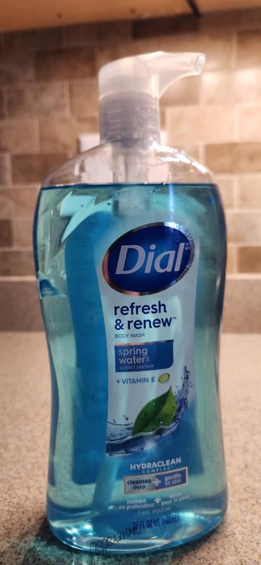 Dial Refresh Renew Body Wash, Spring Water, 16 pk