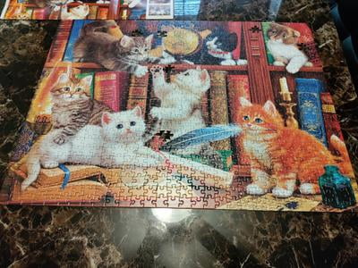 Cra-Z-Art Fancy Cats 750 Piece Jigsaw Puzzle - Library Mischief
