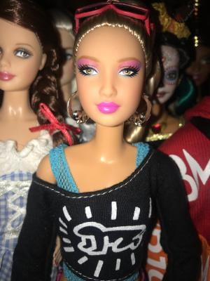 barbie keith haring doll