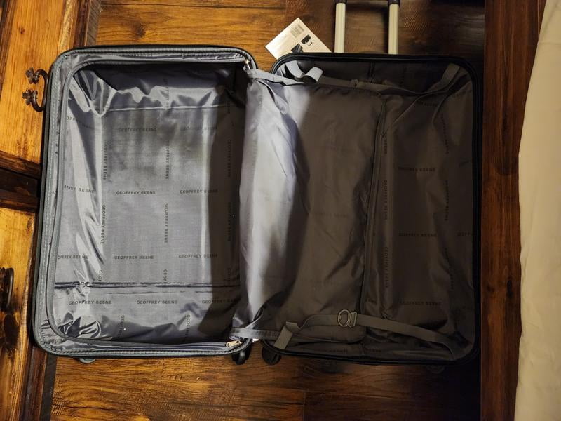 geoffey beene tote travel bag Geoffrey Carry On Luggage Set - 2 Piece Suitcase & - 20" Expandable Hardside Suitcase with 360 Spinner Wheels & Telescopic Handle This Geoffrey Beene 2 Pc Hardside Set is a must for all trips Customer reviews for Geoffrey Beene