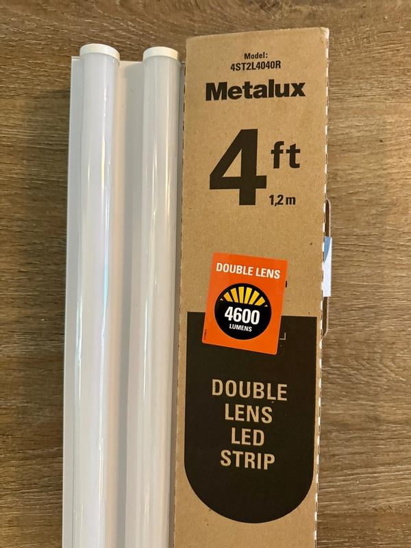 Metalux, Ceiling Strip Light, 4ST2L4040R, 4 ft 2-Light LED