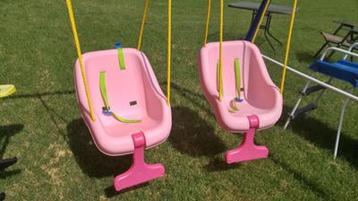 little tikes pink swing