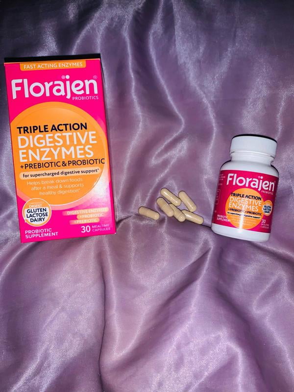 Florajen, Digestive Enzymes, 30 Capsules, Probiotics and