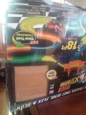 Magic Tracks Mega Set with 18ft Racetrack with 2 Race Cars As Seen on TV