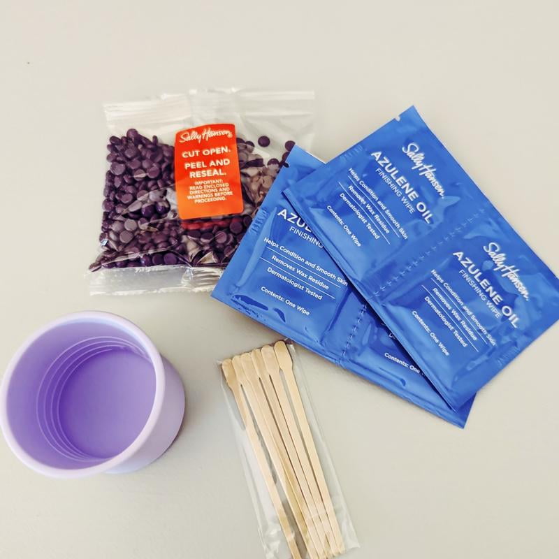 Sally Hansen Wax Beads Kit, Hair Removal for Face, Bikini
