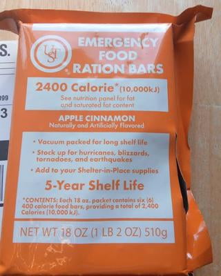 BDH Lot de 20 rations alimentaires d'urgence prêtes à manger, longue
