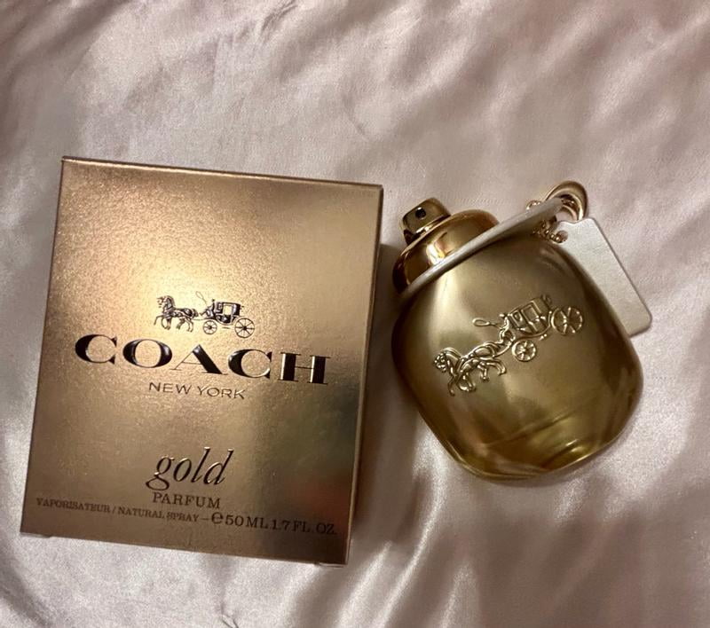 Coach Gold 3.0 oz Parfum Spray Womens Perfume, Radiant Scent, Gold
