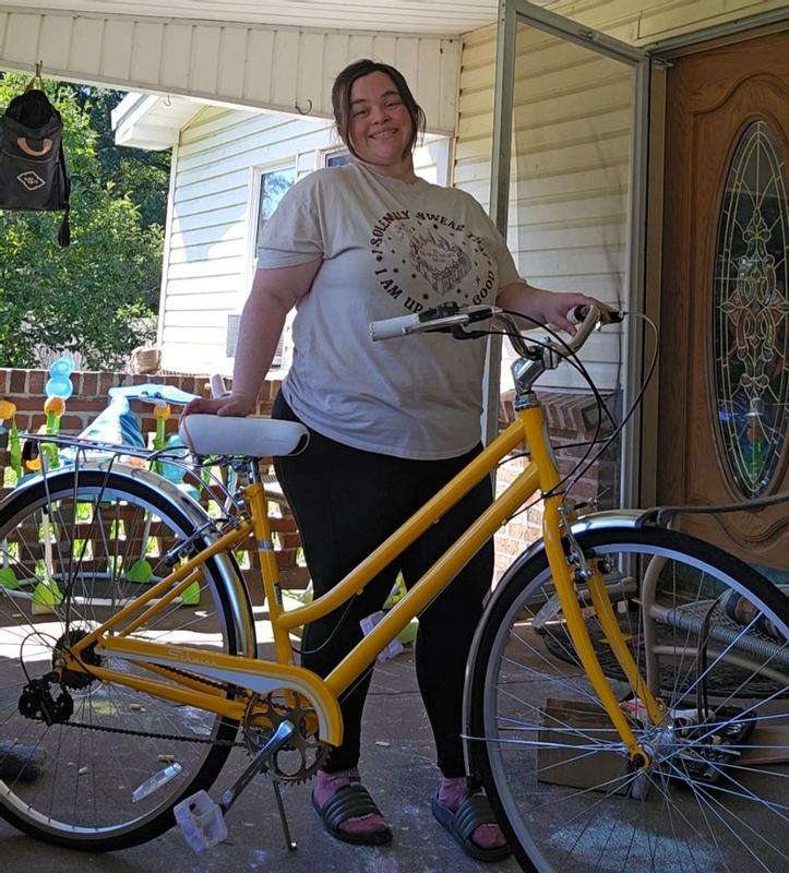 Schwinn, Hybrid Bike, 700c Wheel, Ages 14+ Mango, Steel Retro