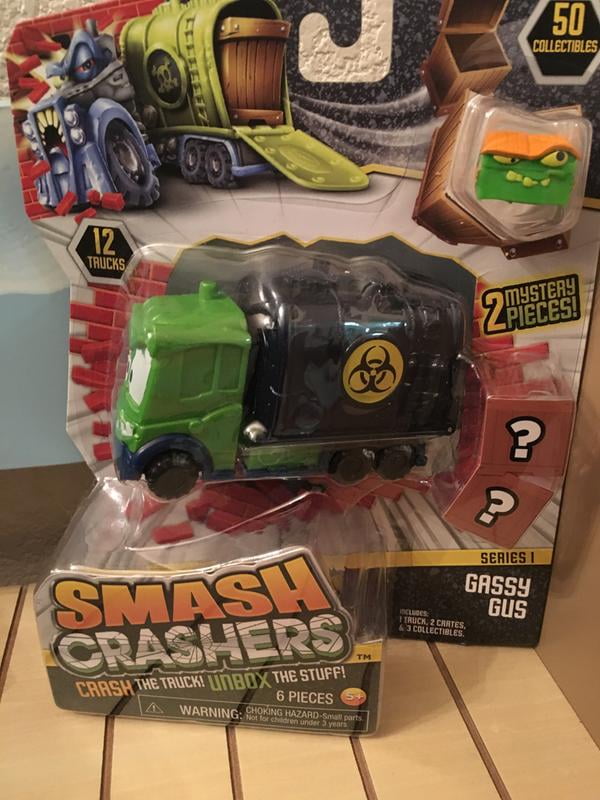 Just Play Smash Crashers Rusty Rigs Series 1 Crash The Truck Unbox The Stuff