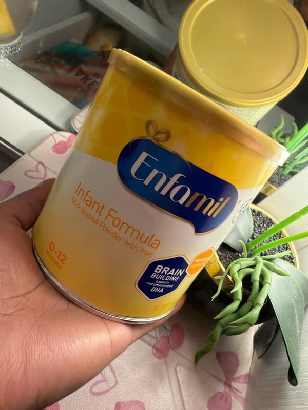 Enfamil Powder Baby Formula with Iron, 21.1 oz ​Can, 4 count