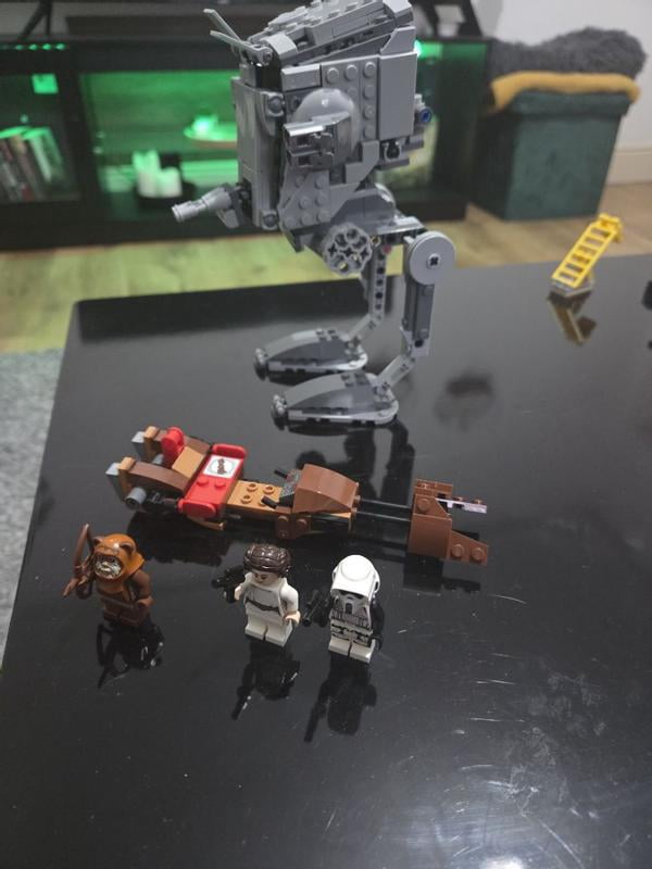 LEGO Star Wars AT-ST Attack on Endor Toy Set, 75424, with 3