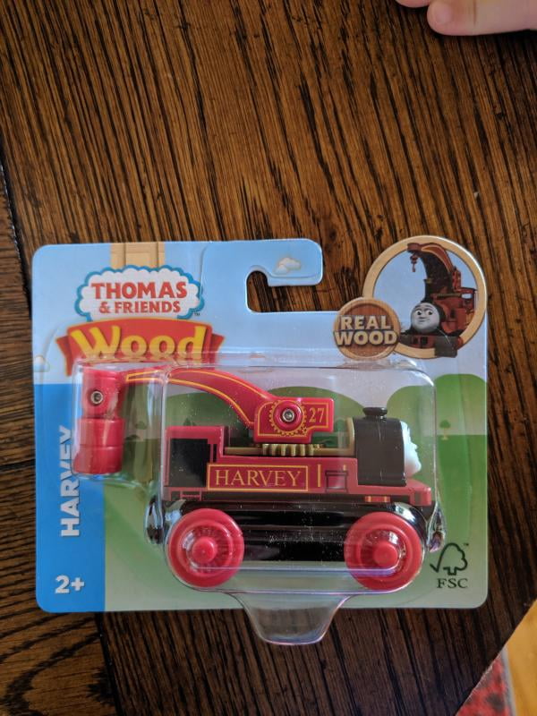 Thomas Friends Wood Harvey Industrial Crane Engine Train