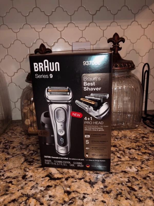 Braun Series 9 9295cc Men's Electric Shaver, Wet & Dry, Opti-Foil
