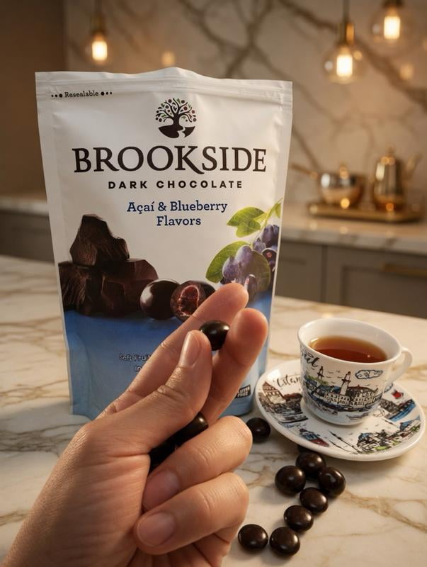 Brookside Dark Chocolate, Acai and Blueberry Fruit Covered Candy