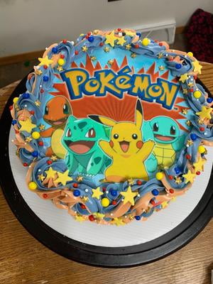 Whimsical Practicality Pokemon Edible Icing Cake Topper, 1/4 Sheet or Larger, Birthday Decoration - Walmart.com Whimsical Practicality Pokemon Edible Icing Cake Topper, 1/4 Sheet or Larger, Birthday Decoration - Walmart.com