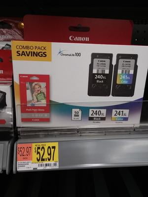 canon ink cartridges 240 and 241 walmart
